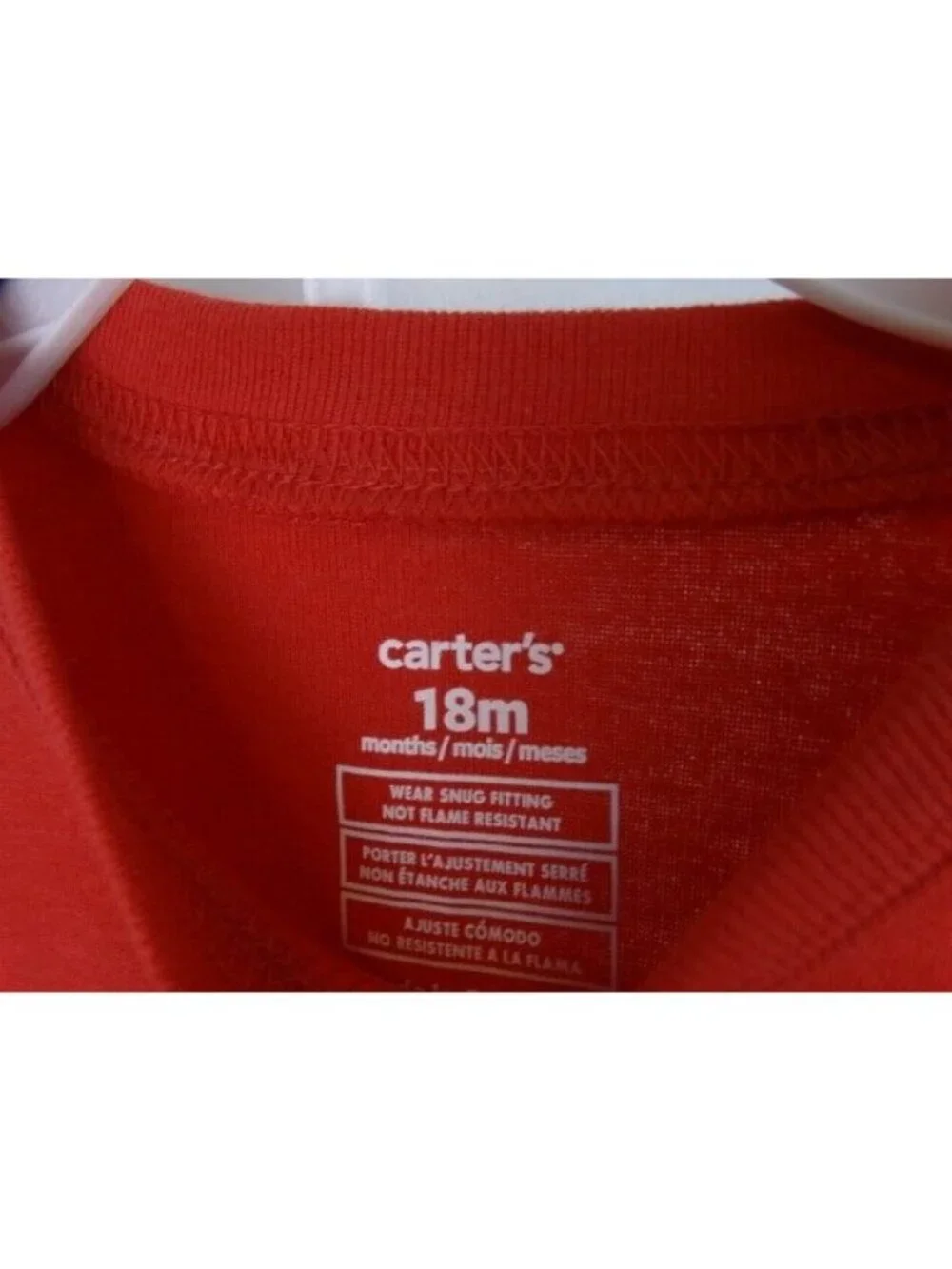 Carter's Christmas Pajamas Baby Size 24 Months 2 Piece Set First Out of Bed